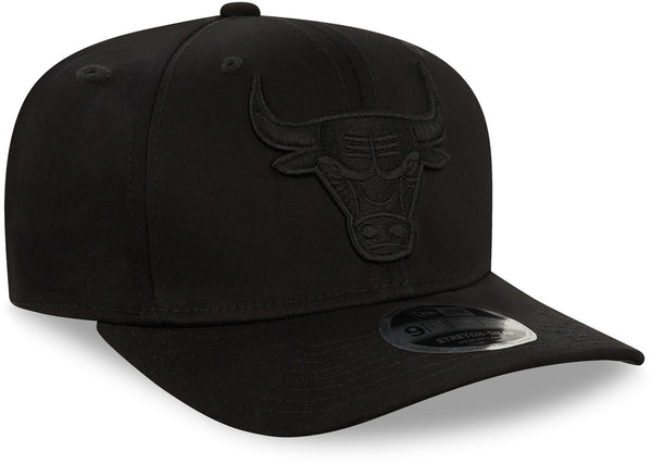 Chicago Bulls New Era 950 Tonal Black Stretch Snapback Cap - lovemycap