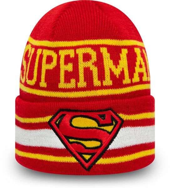 Superman New Era Kids DC Comics Character Knit Beanie - lovemycap