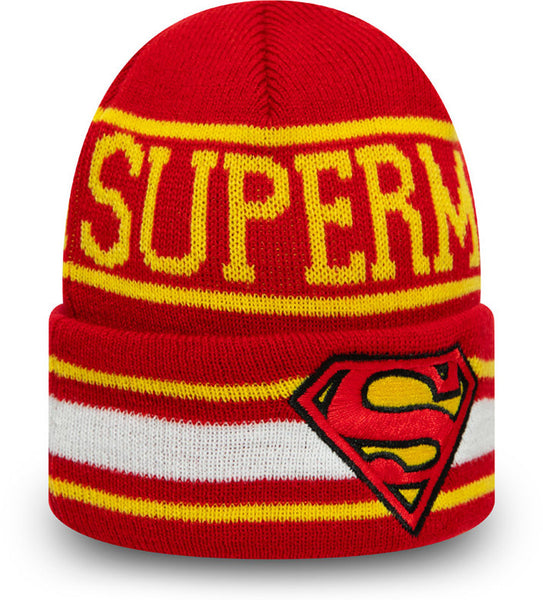 Superman New Era Kids DC Comics Character Knit Beanie - lovemycap