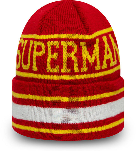 Superman New Era Kids DC Comics Character Knit Beanie - lovemycap