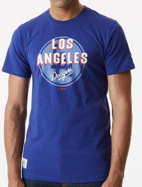 New ERA LA Dodgers MLB T-Shirt Red, Men