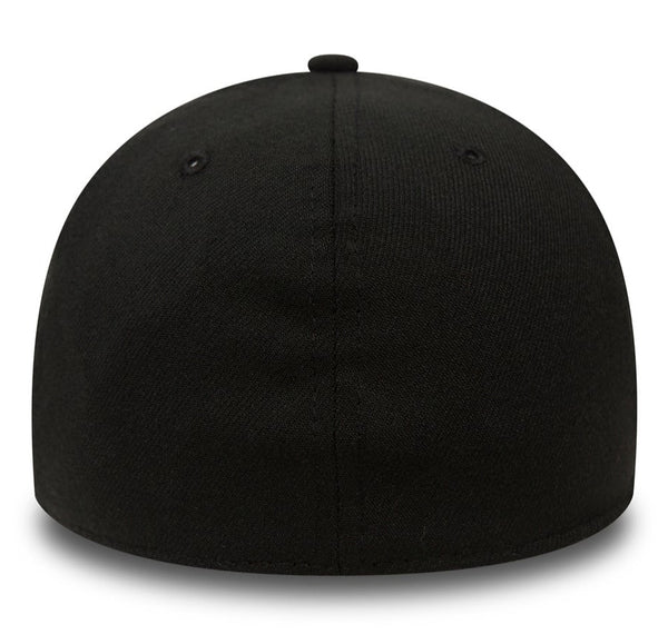 New Era 39Thirty Basic Stretch Fit Black Baseball Cap - lovemycap