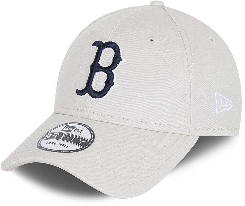 Boston Red Sox New Era 940 League Essential Stone Baseball Cap - lovemycap