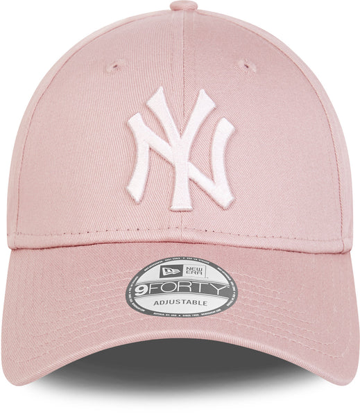 NY Yankees New Era 9Forty Cotton Colour Dusty Rose Baseball Cap - lovemycap