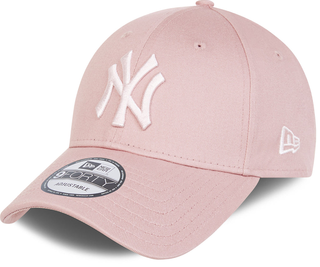 NY Yankees New Era 9Forty Cotton Colour Dusty Rose Baseball Cap - lovemycap