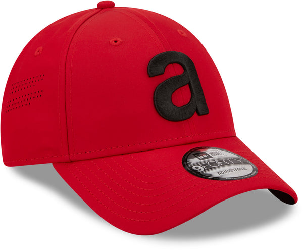 Aprilia Racing New Era 9Forty Tiger Undervisor Scarlet Cap - lovemycap