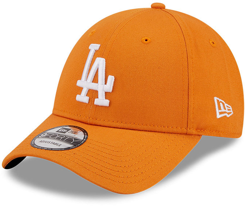 Los Angeles Dodgers New Era 9Forty League Essential Burnt Orange Baseball Cap - lovemycap