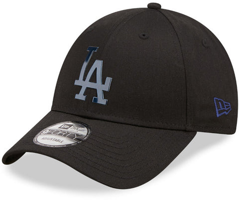 Los Angeles Dodgers New Era 9Forty Foil Logo Black Baseball Cap - lovemycap