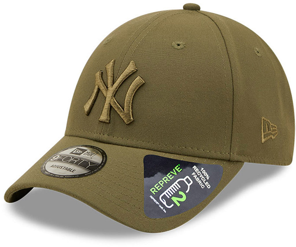 New York Yankees New Era 9Forty Tonal Repreve Olive Baseball Cap - lovemycap