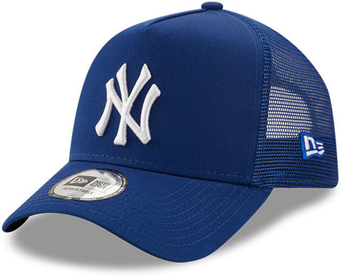 New York Yankees New Era League Essential Royal Blue Trucker Cap - lovemycap