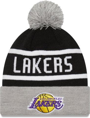 Los Angeles Lakers New Era Jake Cuff NBA Team Bobble Hat - lovemycap