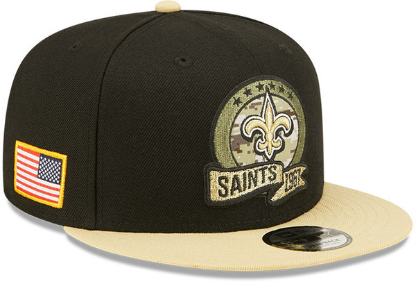 New Orleans Saints New Era 9Fifty NFL 2022 Salute To Service Snapback Cap - lovemycap