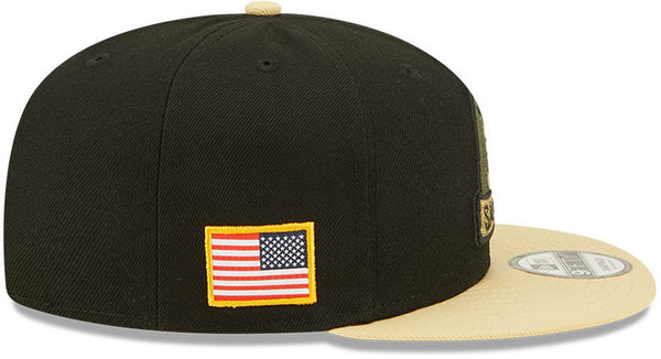 New Orleans Saints New Era 9Fifty NFL 2022 Salute To Service Snapback Cap - lovemycap