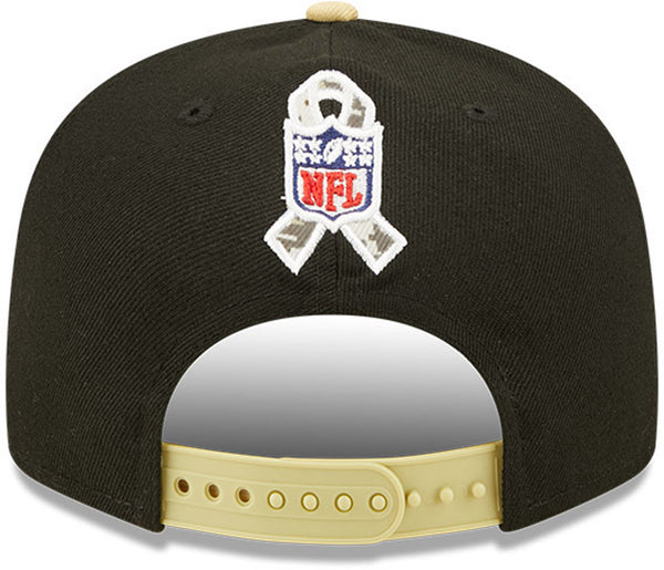 New Orleans Saints New Era 9Fifty NFL 2022 Salute To Service Snapback Cap - lovemycap