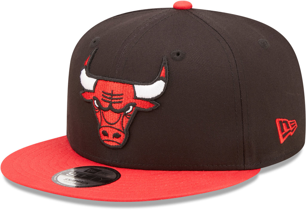Chicago Bulls New Era 9Fifty NBA Team Patch Snapback Baseball Cap - lovemycap