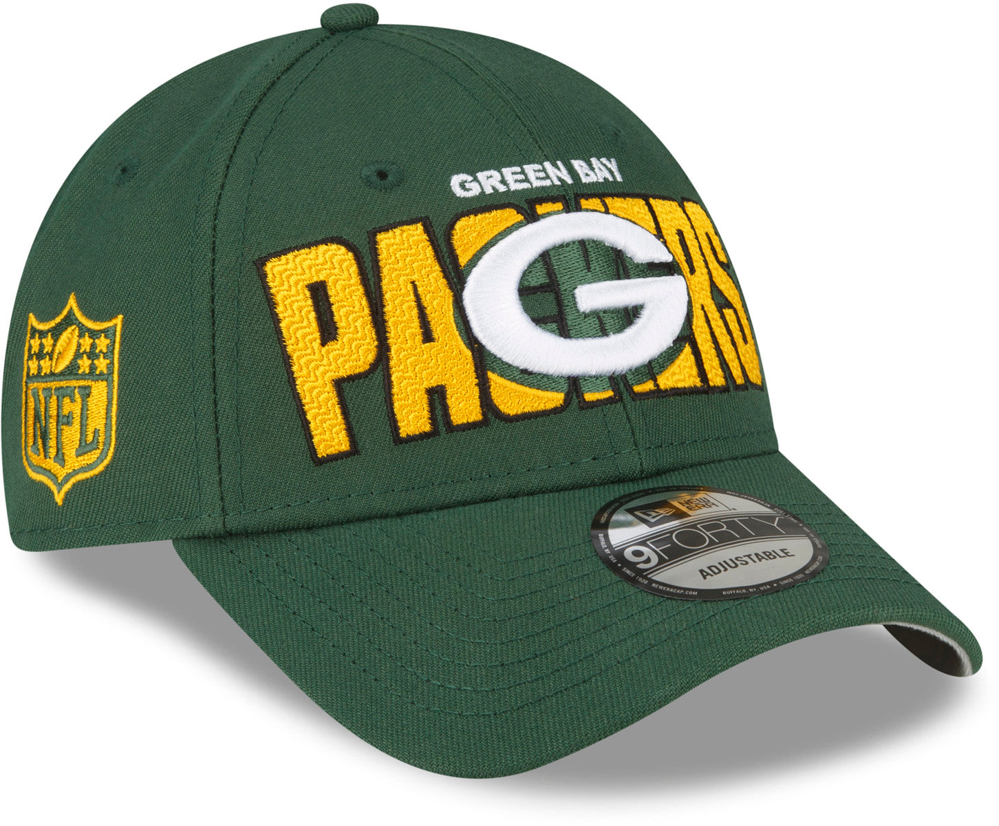 directory Tablet Hinder Green Bay Packers NFL 2023 Draft New Era 9Forty CW Team Cap – lovemycap