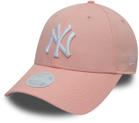 Womens New York Yankees New Era 9Forty Essential Pastel Pink Baseball Cap - lovemycap