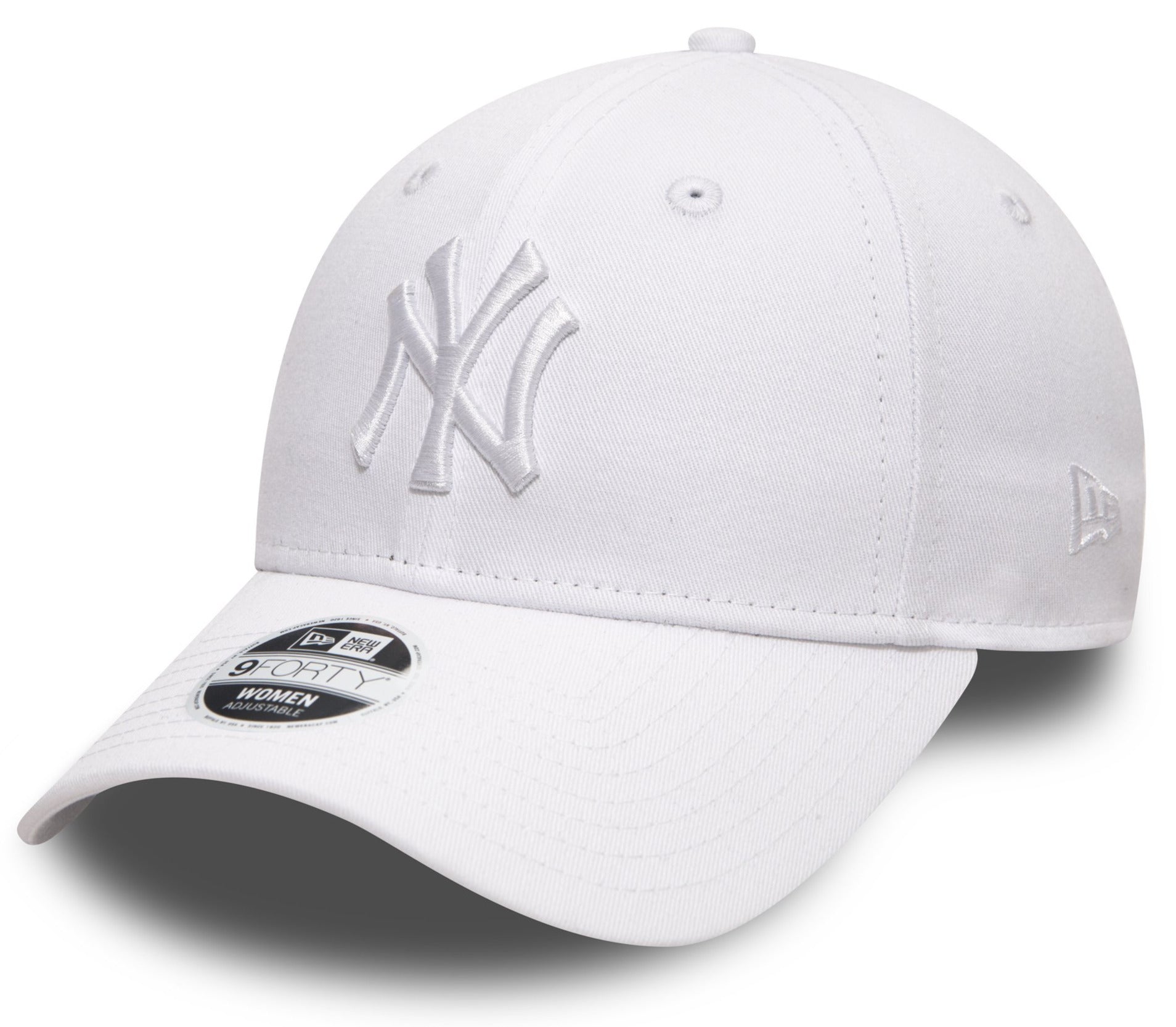 Womens NY Yankees New Era 940 Essential White Baseball Cap