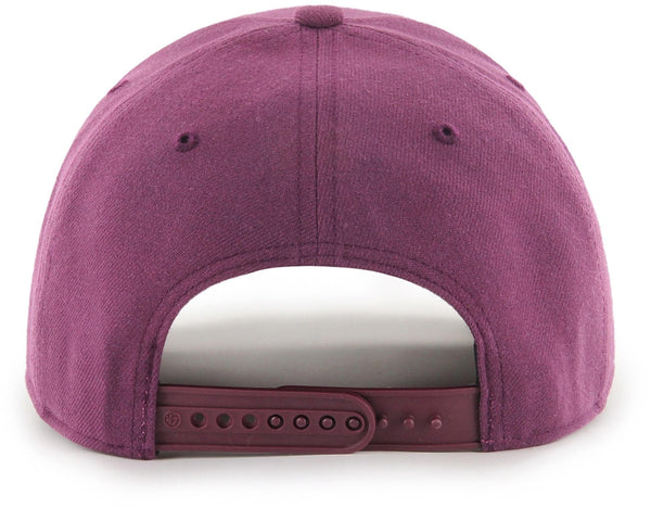 Anaheim Ducks 47 Brand MVP Plum Cold Zone Snapback Cap - lovemycap