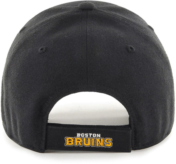 Boston Bruins 47 Brand MVP Adjustable Black NHL Cap - lovemycap