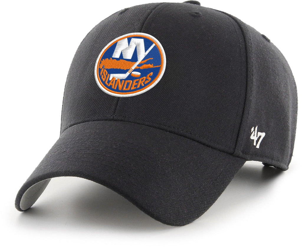 New York Islanders 47 Brand MVP Adjustable Black NHL Cap - lovemycap