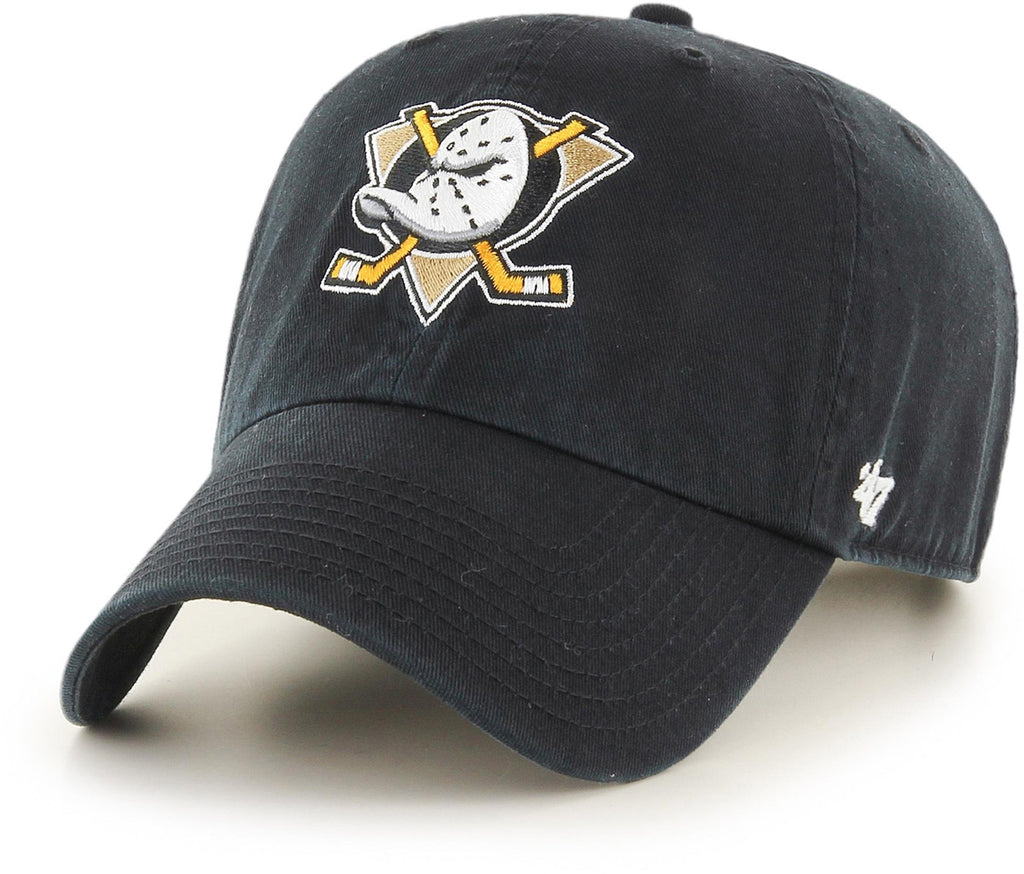 Anaheim Ducks 47 Brand Clean Up NHL Team Black Cap - lovemycap