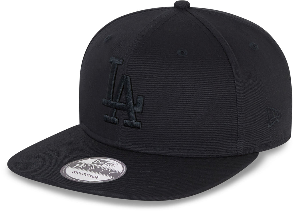 Los Angeles Dodgers New Era 9Fifty All Black Snapback Baseball Cap - lovemycap