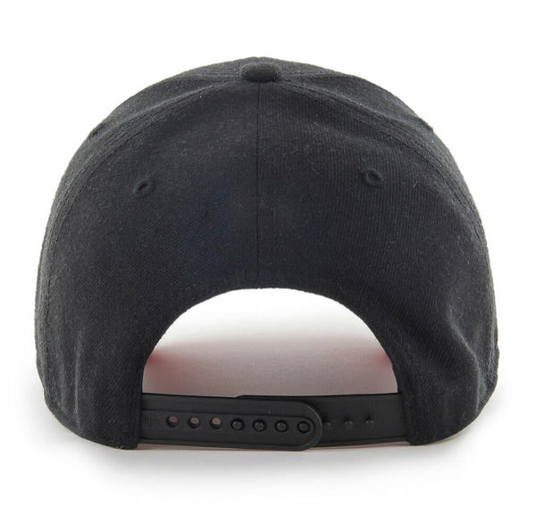 San Jose Sharks 47 Brand MVP Black Ballpark NHL Team Snapback Cap - lovemycap