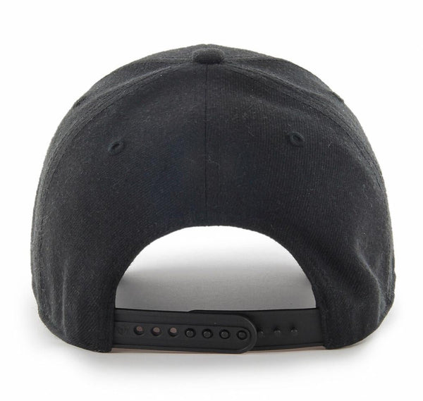 Boston Bruins 47 Brand MVP Black Ballpark NHL Team Snapback Cap - lovemycap