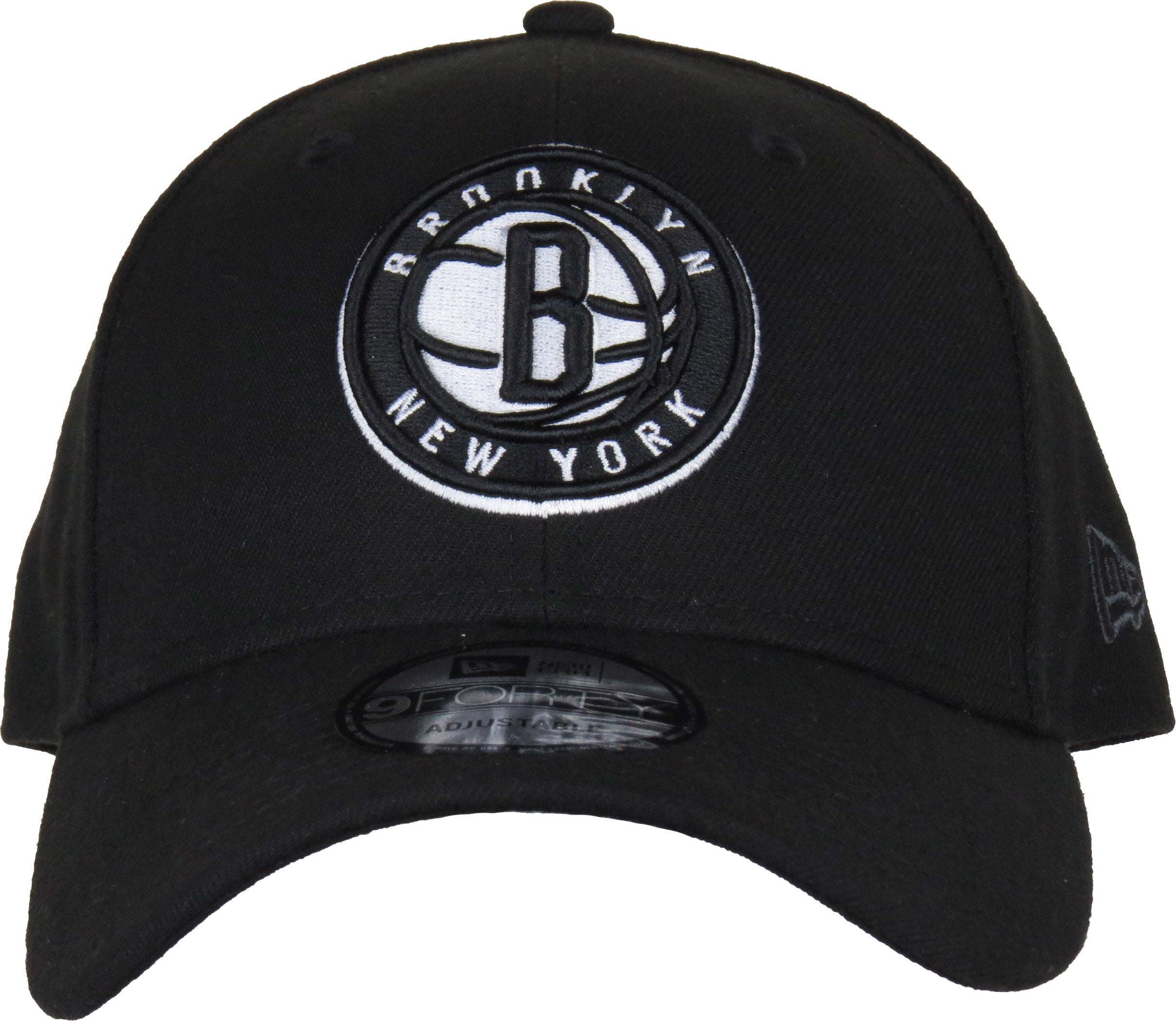 Brooklyn Nets New Era Large Logo 39THIRTY Flex Hat - White/Black