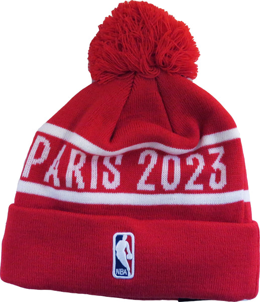 Chicago Bulls New Era NBA 2022 Paris Game Team Bobble Hat - lovemycap