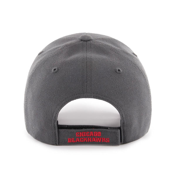 Chicago Blackhawks 47 Brand MVP Charcoal NHL Team Cap - lovemycap