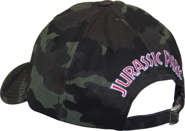 Jurassic Park Adjustable Camo Cap - pumpheadgear, baseball caps