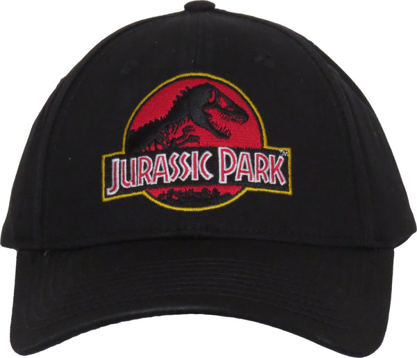 Jurassic Park Adjustable Black Cap - pumpheadgear, baseball caps