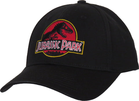 Jurassic Park Adjustable Black Cap - pumpheadgear, baseball caps