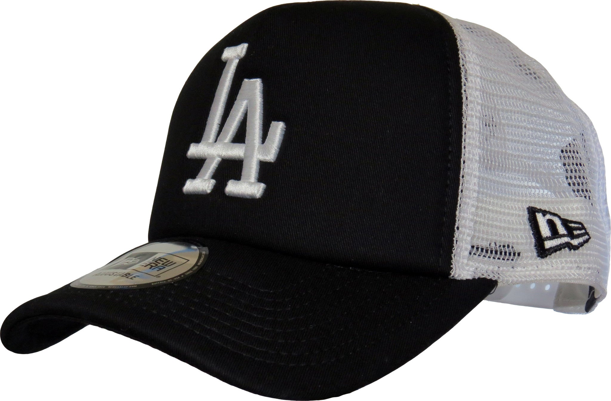 LA Dodgers New Era MLB Clean Trucker Black Cap