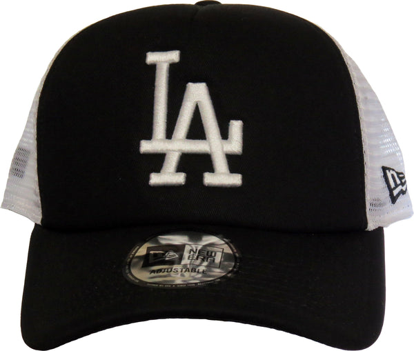 LA Dodgers New Era MLB Clean Trucker Black Cap | lovemycap