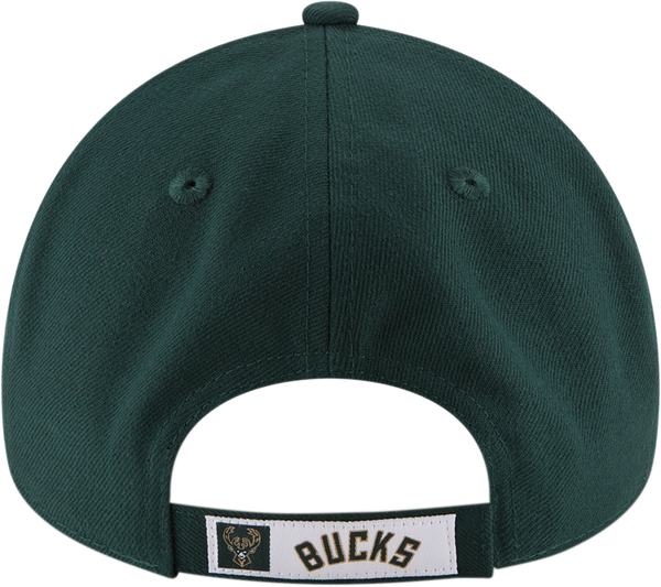 Milwaukee Bucks Cap Adjustable Strap – Back view - pumpheadgear, baseball caps