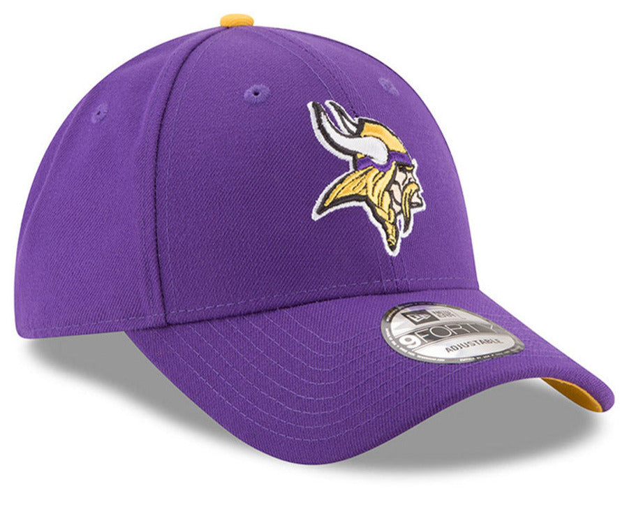 New Era Men's Black Minnesota Vikings The League 9FORTY Adjustable Hat