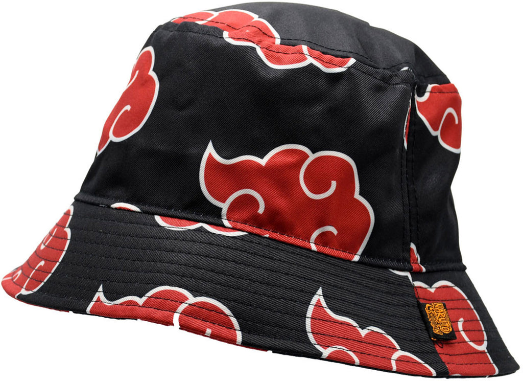 Naruto Cloud Black Bucket Hat - lovemycap