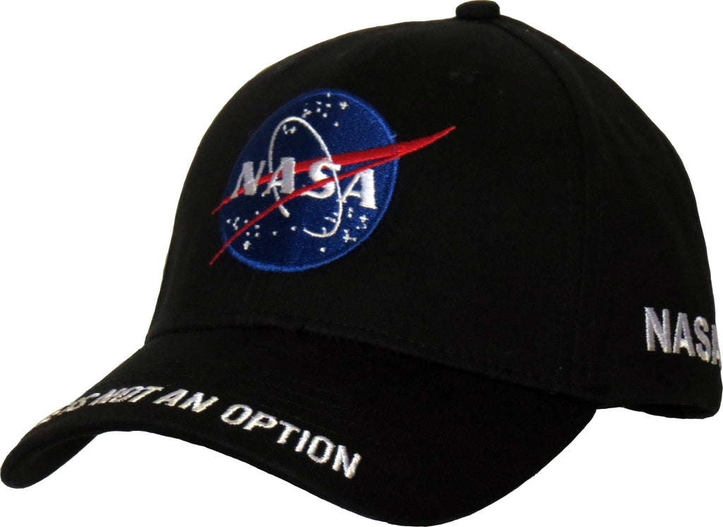 NASA Logo Black Baseball Cap - pumpheadgear, baseball caps