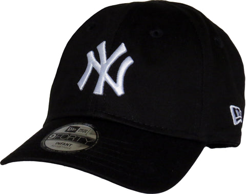 New Era 940 NY Yankees Stretch Fit Infants Black Cap (0-2 years) - pumpheadgear, baseball caps