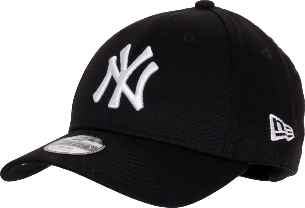 NY Yankees New Era 940 Kids Black Baseball Cap - pumpheadgear, baseball caps