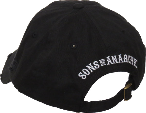 Sons Of Anarchy Destroyed Black Cap - pumpheadgear, baseball caps