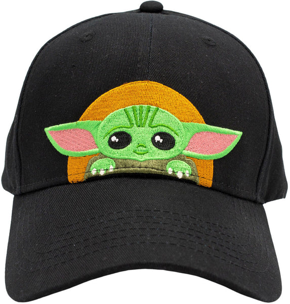 The Mandalorian Star Wars Grogu The Child Black Cap - lovemycap